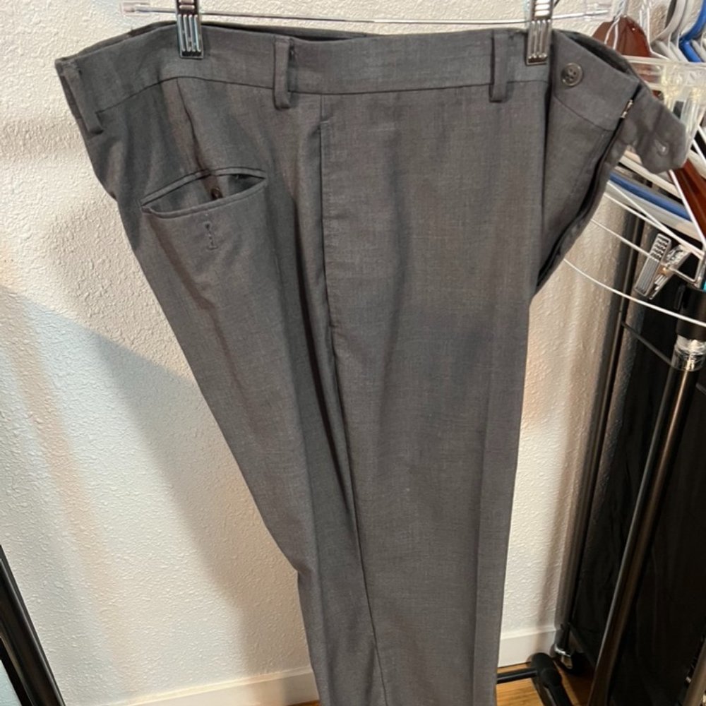 Men’s Gray Pronto Uomo Dress Pants 36x32